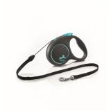 56102F/33333 Рулетка FLEXI BLACK DESIGN S трос 5м до 12кг Синий