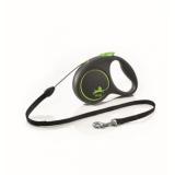 56104F/33326 Рулетка FLEXI BLACK DESIGN S трос 5м до 12кг зеленый