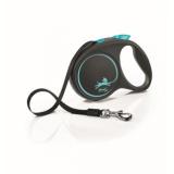 57302F/34132 Рулетка FLEXI BLACK DESIGN L ремень 5м до 50кг синий