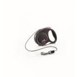 56006F/33210 Рулетка FLEXI BLACK DESIGN XS 3м*8кг (трос) розовый