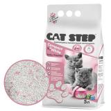 20313013 Cat Step Наполнитель для котят комкующийся минеральный Compact White Baby Powder, 5л*4