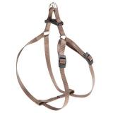 75560913 Ферпласт Шлейка EASY P SMALL коричневая, нейлон A=B 35-53см 10мм*2