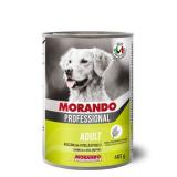 9952/316 Morando Professional Консервированный корм для собак с кусочками телятины и горохом, 405г, жб *24
