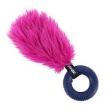 *JOYSER 7044J Puppy Игрушка для собак Хвост с резиновым кольцом с пищалкой S розовый, 20см*192