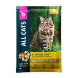 02AL958 ALL CATS корм конс. д/стерилизованных кош. тефтельки с курицей в соусе, пауч, 85гр*28