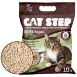 20323003 Cat Step Наполнитель комкующийся растительный Wood Original, 10л*5