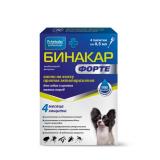 (Л) 636659/1228 Пчелодар Pchelodar Professional Бинакар форте капли на холку для собак и щенков мелких пород (4 пипетки по 0,5 мл)*20