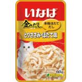 *(ВВ)6839/139.1339 INABA КИННОДАСИ пауч для кошек Куриное филе+морскойгребешок в желе 60гр*12*48