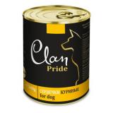 130.3.103 CLAN PRIDE конс.д/собак с куриными сердечками 340гр*12