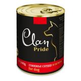 130.3.104 CLAN PRIDE конс.д/собак с говяжьим сердцем и печенью 340гр*12