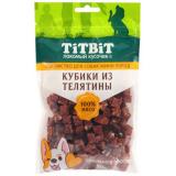 Титбит 24607 Кубики из телятины для собак мини пород 100г*20