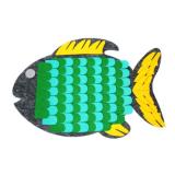*sh-08503/35119 PETTO Нюхательный коврик GoSi Рыбка 