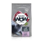 #(С)0884/110004 AlphaPet WOW Superpremium Сухой корм для взрослых кошек c уткой и потрохами 750г*12 15%