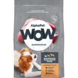 1379/120100 AlphaPet WOW Superpremium Сухой корм для взрослых собак мини с индейкой и рисом 500г*14