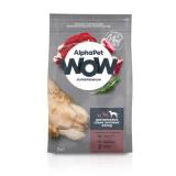 1584/120301 AlphaPet Superpremium WOW Сухой корм для взрослых собак макси с говядиной и сердцем 7кг