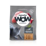 2086/121317 AlphaPet WOW Superpremium Сухой корм для взрослых стерилизованных кошек с индейкой и потрохами 7кг