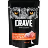 10269247 CRAVE Корм консервированный в желе для взрослых собак Курица (пауч) 85г*28