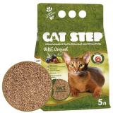 *20333015 Cat Step Наполнитель комкующийся растительный Olive Original 5л*4