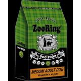 819712 ZooRing Medium Adult Dog Сухой корм д/собак Индейка и Рис 24/12, 10кг*64