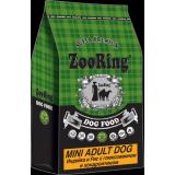 425075 ZooRing Mini Adult Dog Сухой корм д/собак Индейка и рис с хондроитином и глюкоз. 26/14, 10кг*64