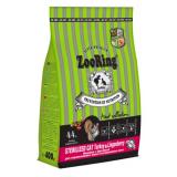418219 ZooRing Sterilized TURKEY&Lingonberry Сухой корм д/кошек Индейка с брусникой 400гр*24