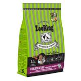 100168 ZooRing Sterilized Max TURKEY&Duck&Lingonberry Сухой корм д/кошек Индейка и утка с брусникой 1,5кг*6