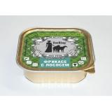551360 ZooRing Консервы д/собак паштет Фрикасе с лососем, 100гр*16