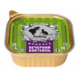 38156 ZooRing Консервы для кошек паштет вечерний коктейль 100гр*16