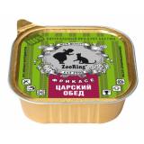 38149 ZooRing Консервы для кошек паштет царский обед 100гр*16