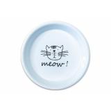 Mr.Kranch MKR646314 Миска д/кошек керамическая MEOW белая 200мл*48