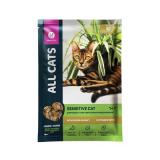 02AL008 ALL CATS Sensitive корм конс. д/кошек с чувствительным пищеварением, с курицей в соусе, пауч, 85гр*28