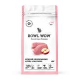 BOWL WOW Корм сухой для взрослых кошек с индейкой, курицей и яблоком, 400г*8