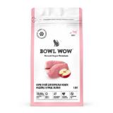 0965 BOWL WOW Корм сухой для взрослых кошек с индейкой, курицей и яблоком, 1,5кг*6