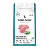 BOWL WOW Корм сухой для взрослых собак мелких пород с индейкой, рисом и добавлением розмарина, 800г*6