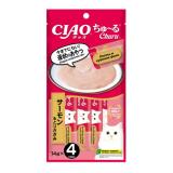 4RU118 INABA CIAO Churu пюре-лакомство для кошек Лосось и куриное филе 14г*4шт