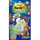QSC-267 INABA Churu Bee Запеченные трубочки для кошек Куриное филе и запечённый тунец Кацуо 10г*3шт