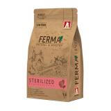 #(С)4588 ЗООГУРМАН Ferma Полнорац. сухой корм для взрослых котов и кошек, STERILISED Индейка/Утка 1,5кг*6 20%
