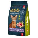 #(С)4793 ЗООГУРМАН Holistic Полнорац. сухой корм для взрослых кошек, Ягненок с рисом и брусникой 1,5кг*6 20%