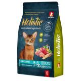 #(С)4830 ЗООГУРМАН Holistic Полнорац. сухой корм для взрослых кошек, Кролик с брокколи и цукини 1,5кг*6 20%