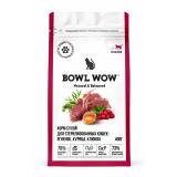BOWL WOW 34100051 Корм сухой для стерилизованных кошек с ягненком, курицей и клюквой, 400г*8