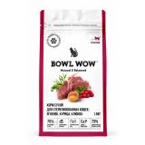 BOWL WOW 34100052 Корм сухой для стерилизованных кошек с ягненком, курицей и клюквой, 1,5кг*6