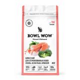 BOWL WOW 34100056 Корм сухой для стерилизованных кошек с лососем, белой рыбой и брокколи, 400г*8