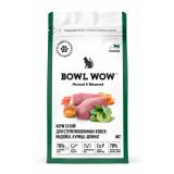 BOWL WOW 34100063 Корм сухой для стерилизованных кошек с индейкой, курицей и шпинатом, 4кг*2
