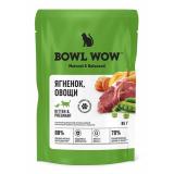 #(С)BOWL WOW 62761 Kitten & Pregnan пауч для котят и беременных кошек, кусочки в соусе, с ягненком и овощами 85г*12 15%