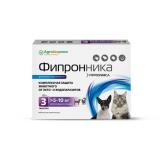 (Л)1546 Пчелодар Фипронника комплексная защита от экто- и эндопаразитов для собак и кошек 5-10кг 3таб*28