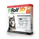 (Л) R434 ROLF CLUB 3D Ошейник от клещей  д/собак средних пород 1*60