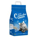 Наполнитель Счастливые Лапки  д/кошек комкующийся 10кг*2