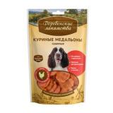 Деревенские лакомства 79711151/35698 Традиционные д/собак 100% Куриные медальоны сушеные 90гр*80