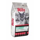 BLITZ сух. корм д/котят, беременных и кормящих кошек, индейка 10кг