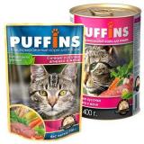 Puffins ПАУЧ д/кошек Ягненок в желе 100гр*24